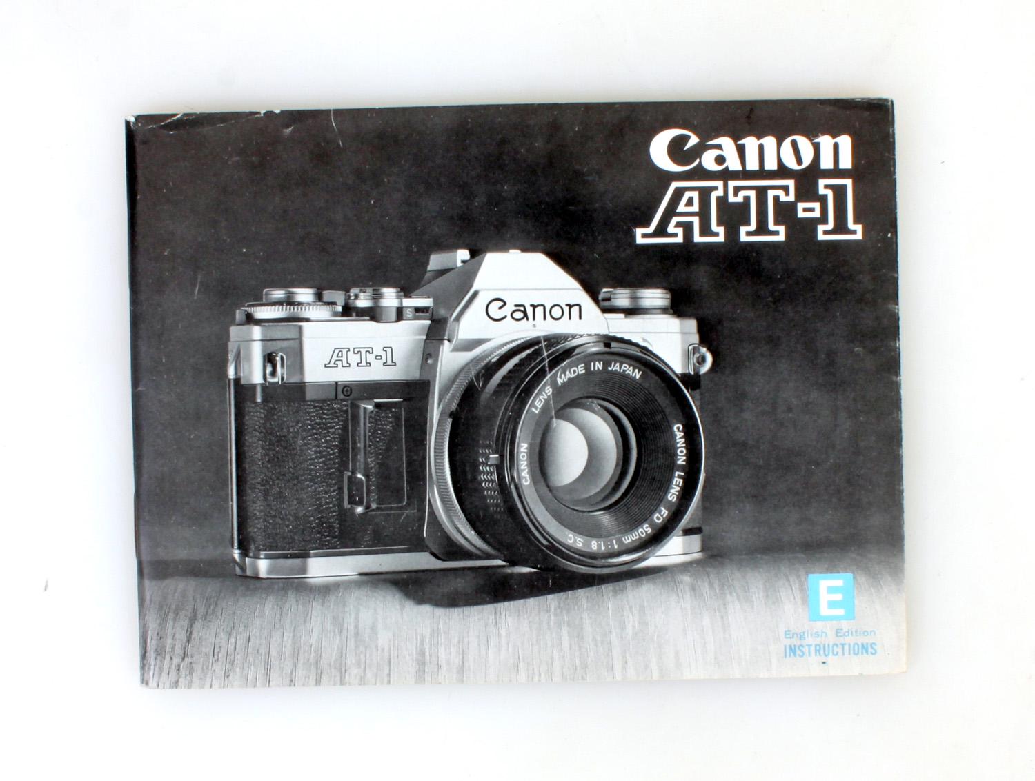Canon AT-1 フィルムカメラ 50mmレンズ付き Canon AT-1 35mm Film Camera with 50mm lens (1977) – Relics