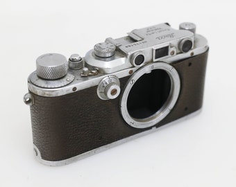Leica Leitz Wetzlar III Vintage Messsucher Film Kamera Body Nr. 175188