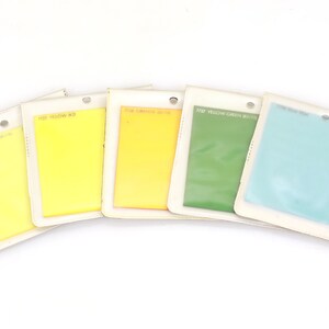 Ambico Filter Lot of 5 - Yellow/Light Yellow/Blue/Orange/Yellow-Green