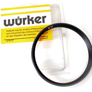 Adaptateur de filtre professionnel 77 mm pour filtres Ambico