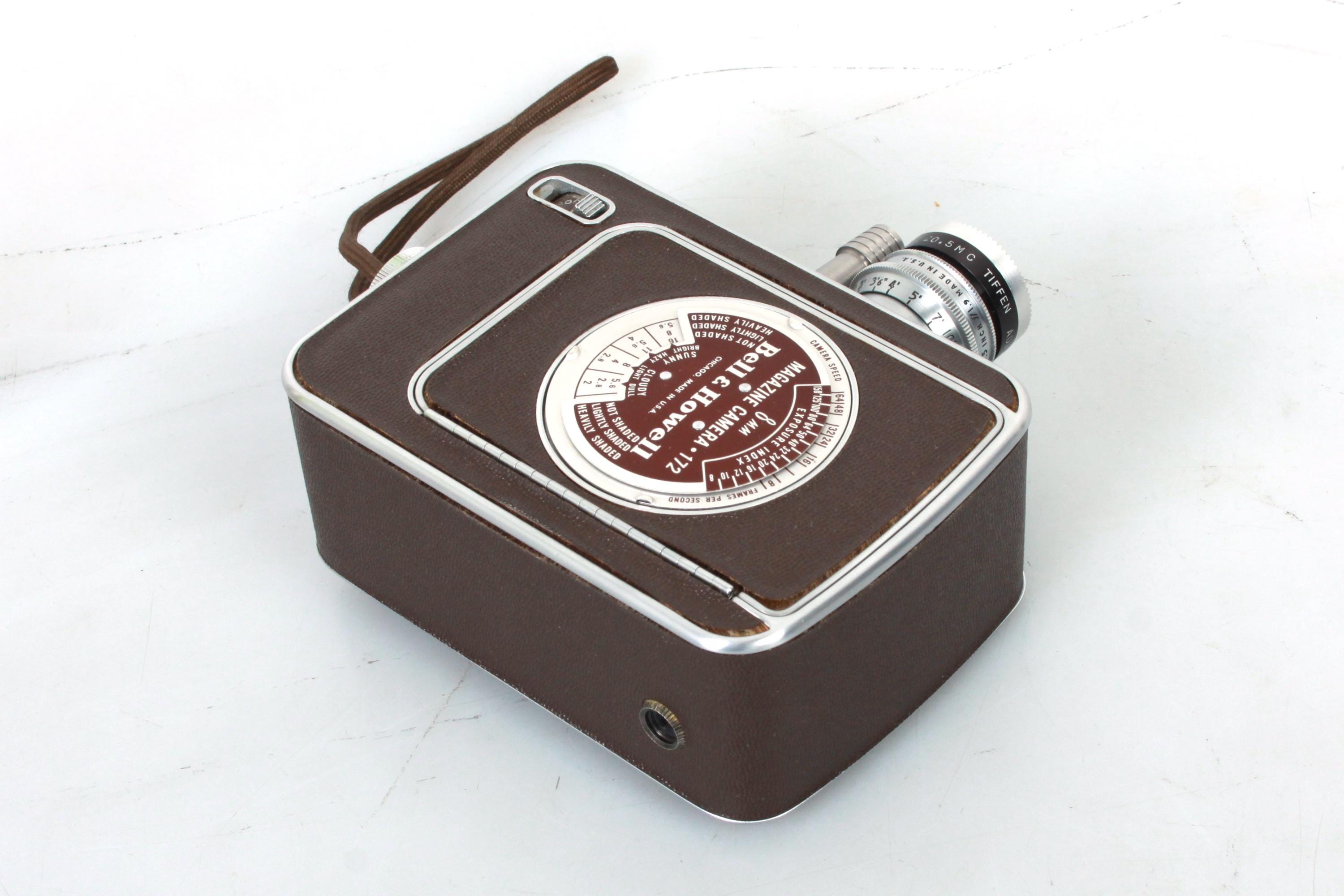 Bell & Howell アールデコ 8 mm カメラ フィルター付き