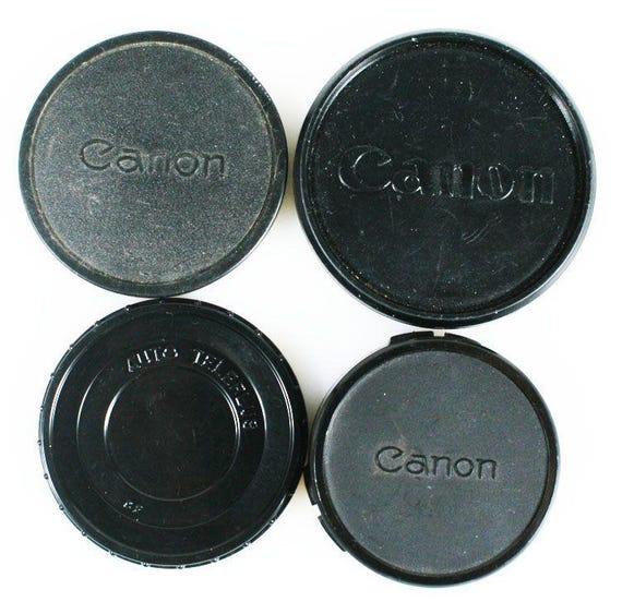 Pack De 2 Tapas Traseras Para Objetivo Canon EF – Compatible Con Montura EF De Canon, Protección óptima Para Almacenamiento Y Transporte