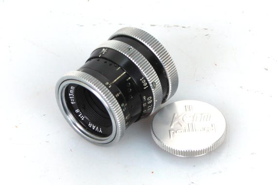 Kern Paillard Yvar F1.8 13mm AR Lens for D-mount Lens W Front Cap