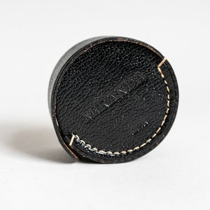 Custodia filtro Miranda in pelle marrone scuro vintage