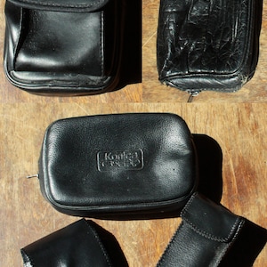Camera and Accessory Cases, Konica & Minolta, others. Set of 5