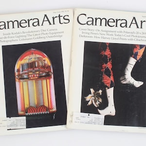Lot de 2 Camera Arts Magazine mai/juin, septembre 1982