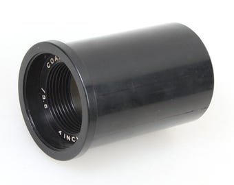 Projector Lens 4 Inch F/3.5 Coated Anastigmat Slide