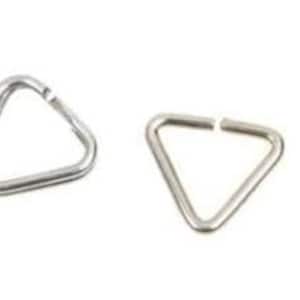 Triangular Metal Rings for Camera Straps - Set of 2