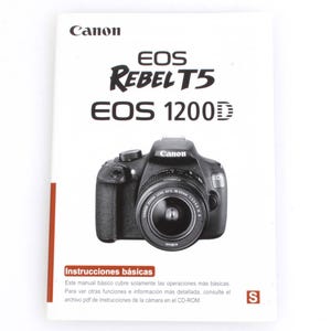 Canon EOS Rebel T5 / EOS 1200D Manual SPANISH