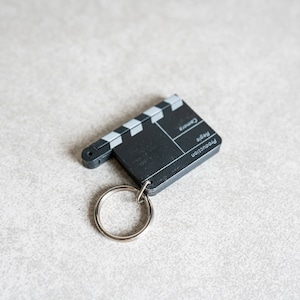 Key Chain Production Slate Directors Clapboard w/ Magnifier