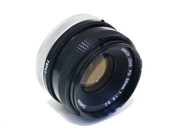 Vintage Canon FD 50mm F/1.8 Kit Prime Lens Tested and Works - Etsy
