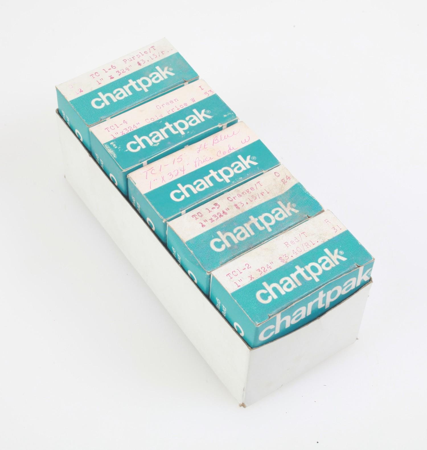 Chartpak Graphics Lot of 5 Vintage Chartpak Pressure Sensitive Graphic Tape 5 Colors - Etsy