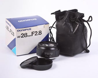 Olympus Af 28mm F 2.8 Film Slr Om Lens Wide Angle