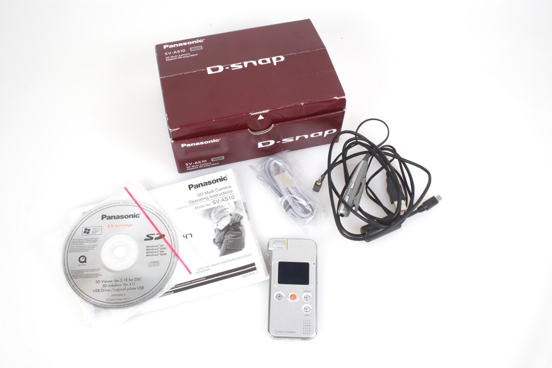 Panasonic D Snap SV-AS10 SD Multi Camera - Etsy Australia