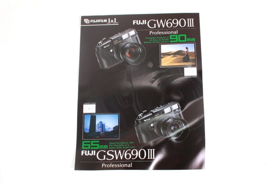 Fuji Fujifilm GW690III Professional Leaflet - Etsy Canada