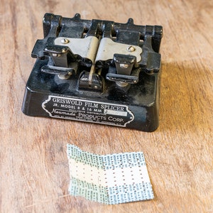 Vintage Griswold Film Splicer Jr. Modell 8mm und 16mm - Neumade Products Corp.
