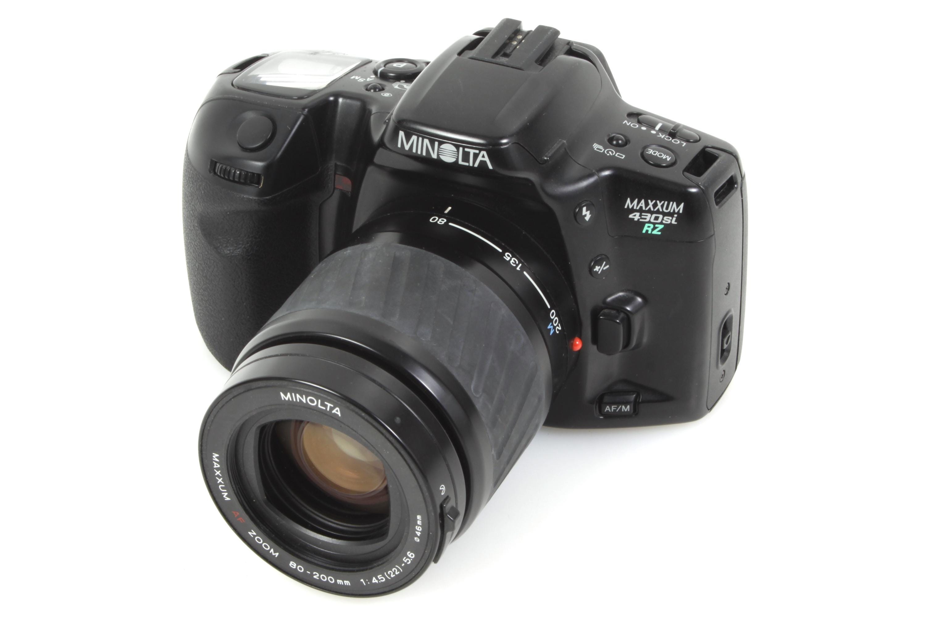 ミノルタ フィルムカメラ（望遠レンズとバッテリー付き） - Etsy 日本