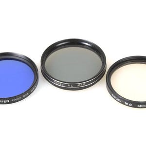 49mm Filters Polarizer UV 80a Blue