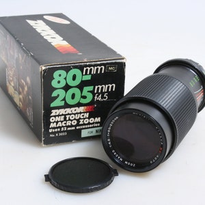 Macro Zoom 80-205mm F4.5 Lens For Nikon Film Camera
