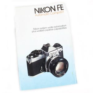 Nikon FE Camera Manual