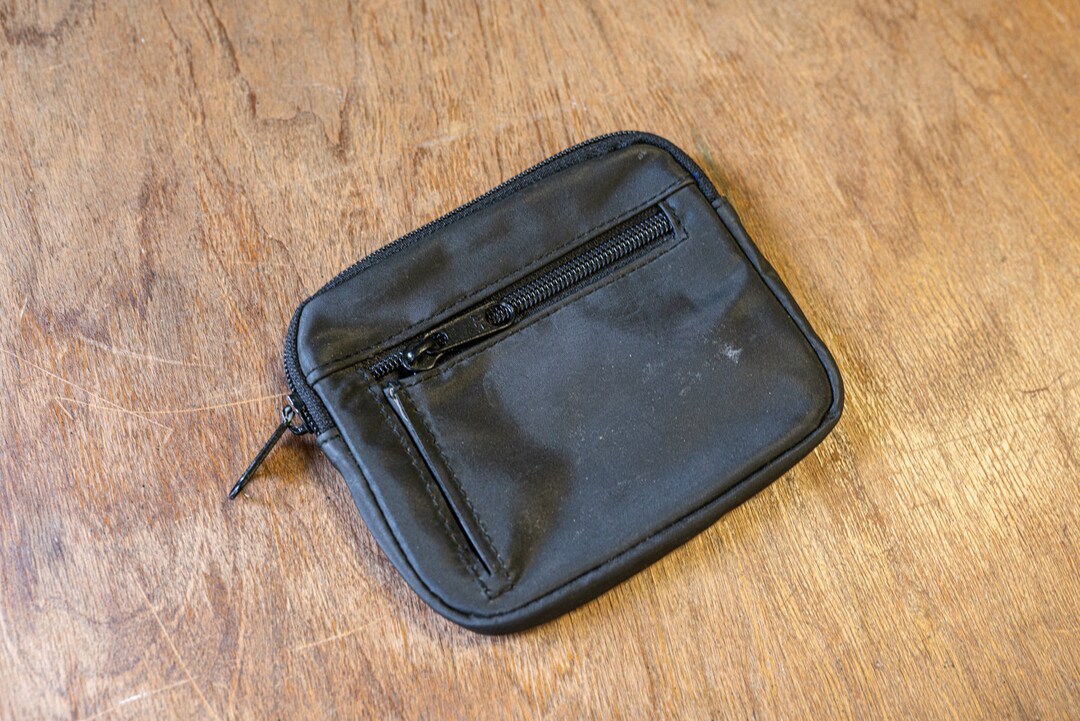 Small Black Accessory Case or Sporty Wallet Etsy