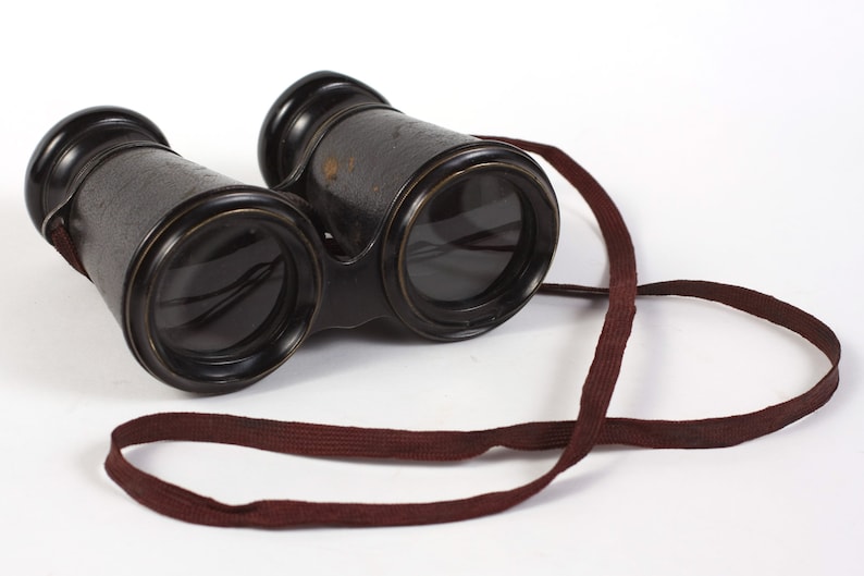 Vintage Binoculars w Strap