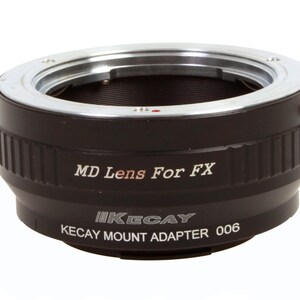 Adattatore per obiettivo Minolta MD MC Mount su corpo macchina Fujifilm Fuji X-Series
