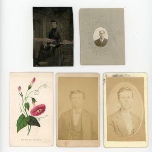 Vintage Photos - Lot of 5 - Circa 1800s