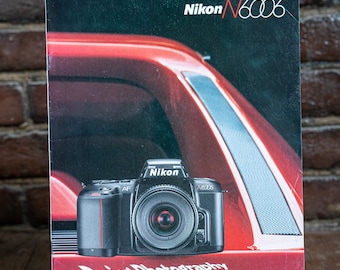 Nikon N6006 35mm Film SLR Guide Brochure - Daring Photography
