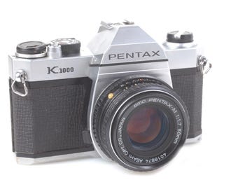 Pentax K1000 35 mm-film-reflexcamera met 50 mm F/1.7-lens WERKT