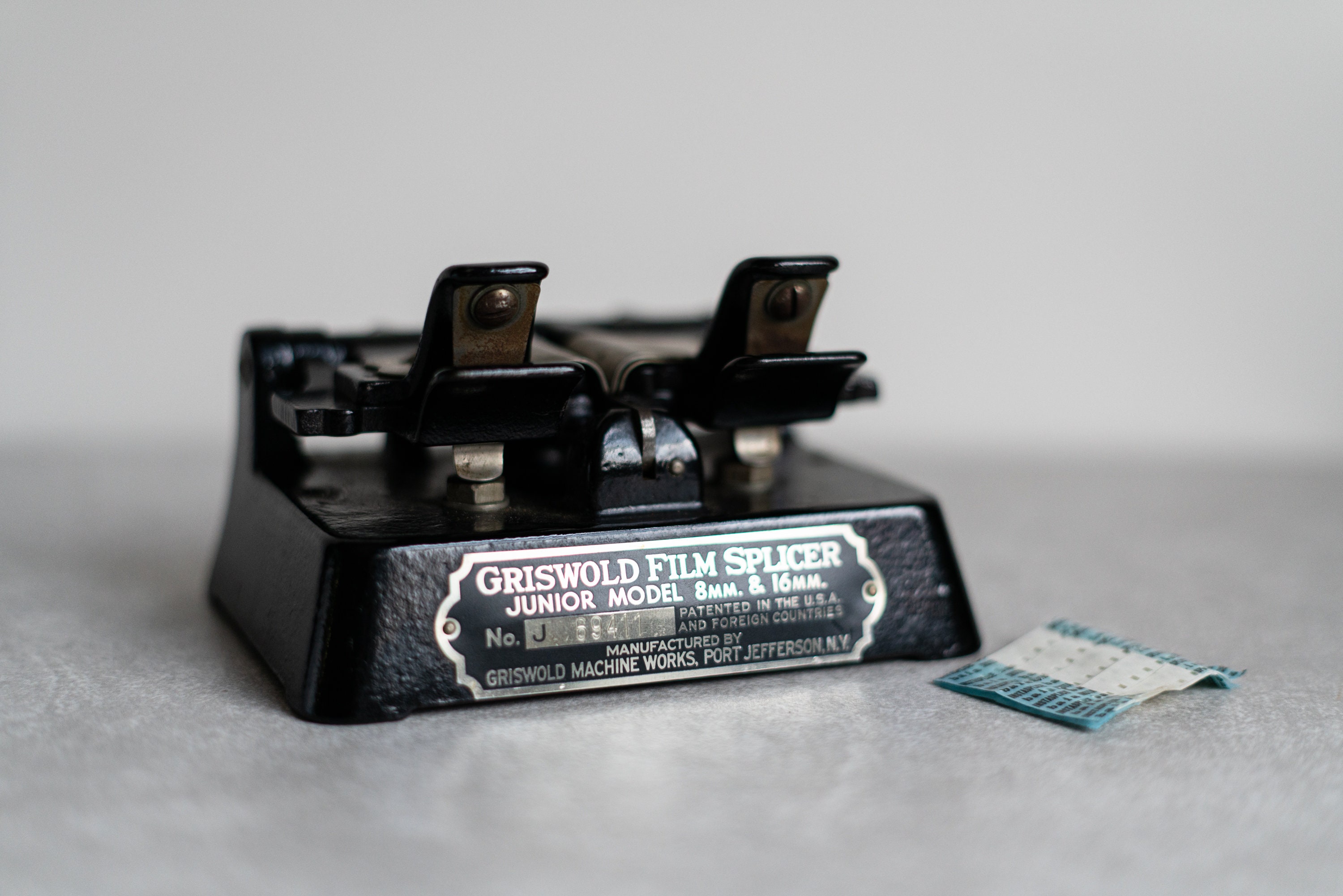 Griswold Film Splicer Junior Model 8mm and 16mm Vintage Art Deco 