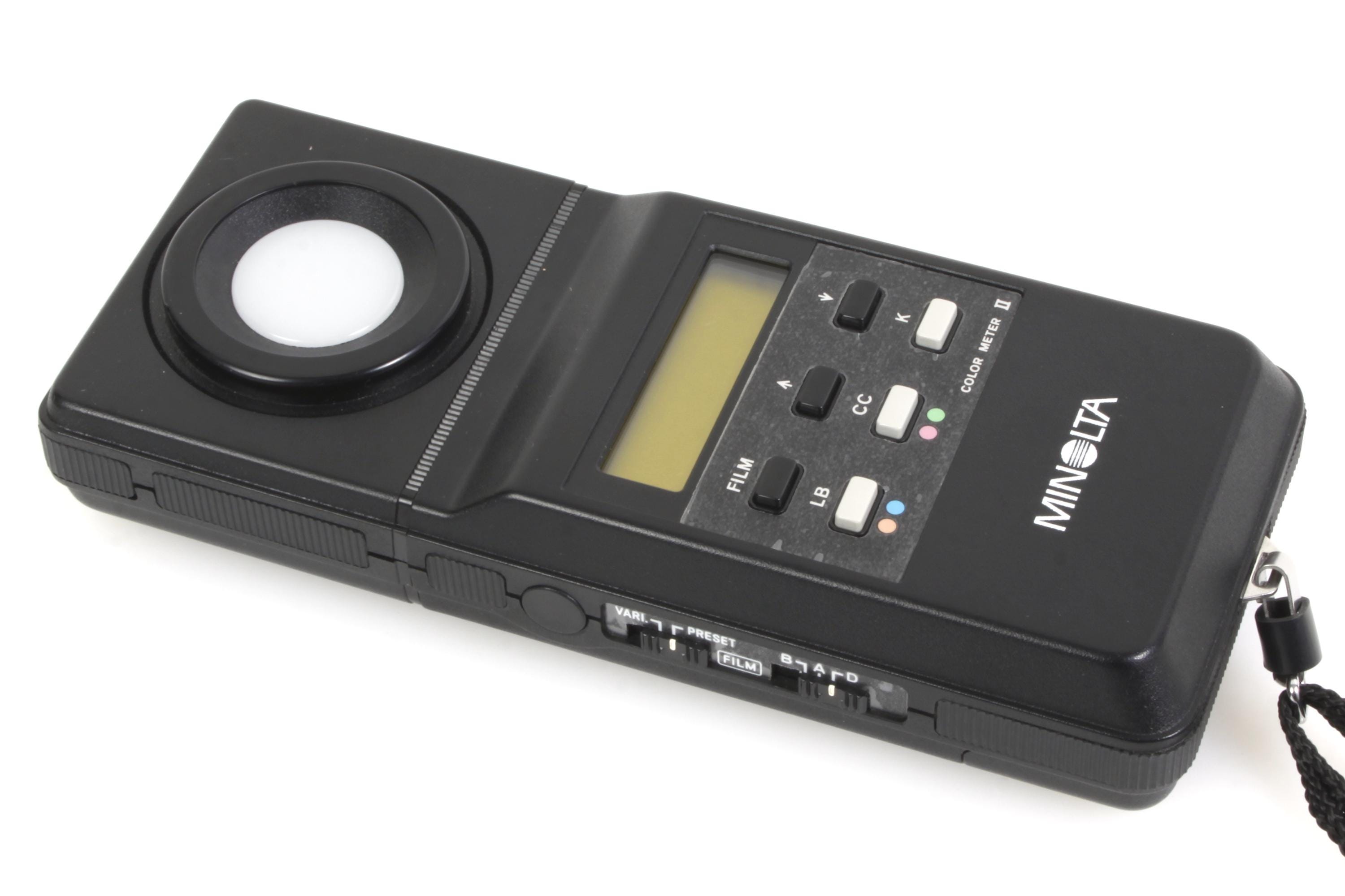 ミノルタ カラーメーター II 全色温度＆光バランス ケース＆マニュアル