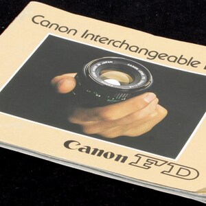 Canon Interchangeable Lens Book