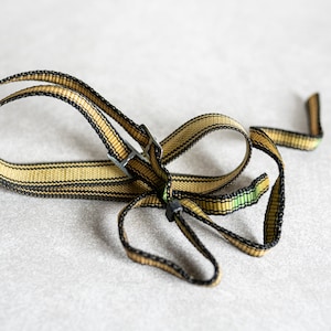 Vintage Black and Gold Binocular or Camera Strap