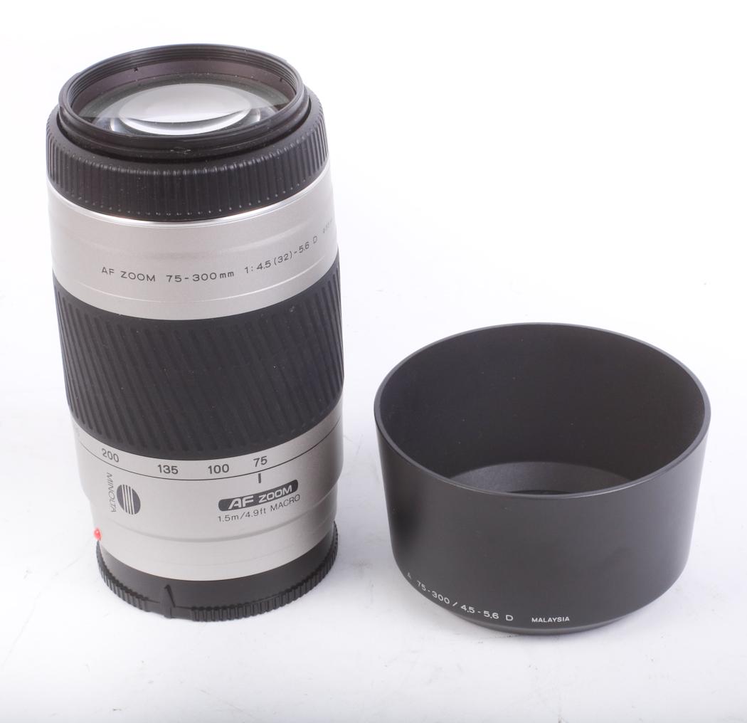 MINOLTA AF ZOOM 75-300mm 1:4.5-5.6 シルバー Minolta AF 75