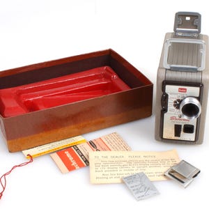 8mm Movie Camera//kodak Brownie Camera II