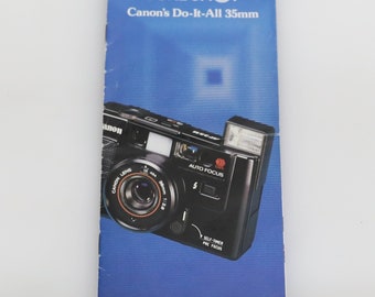 Canon AF35M Sure Shot Vintage Original Brochure