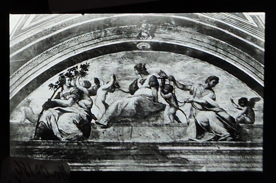 The Cardinal Values Raphael Photo on Glass, Art, Cardinal and Theological Virtues, Raphael - Etsy