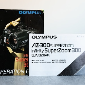 Manuales de instrucciones de Olympus - Conjunto de 2 - AZ-300 Super Zoom e Infinity