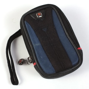 Camera Case Blue / Black w/ Wrist Strap and Belt Loop