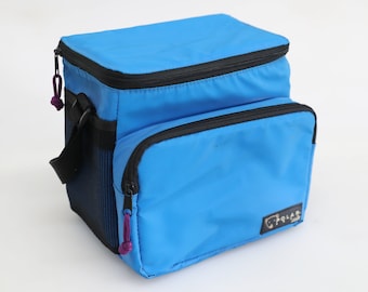 Rare Discontinued Coleman Polar Zone Insulated Lunch Box - Blue