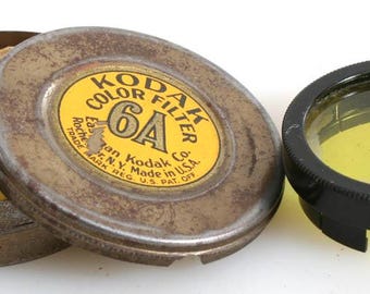 Kodak Color Filter 6A in ORIG TIN, VINTAGE