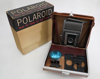 Polaroid Model J66 Electric Eye Land Camera Kit with Case in Original Box