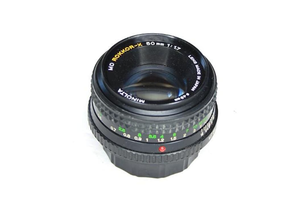 1:1.7 F=50mm Minolta Md Rokkor-x Lens - Etsy Canada