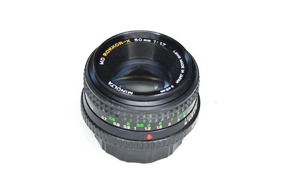 1:1.7 F=50mm Minolta Md Rokkor-x Lens - Etsy Canada