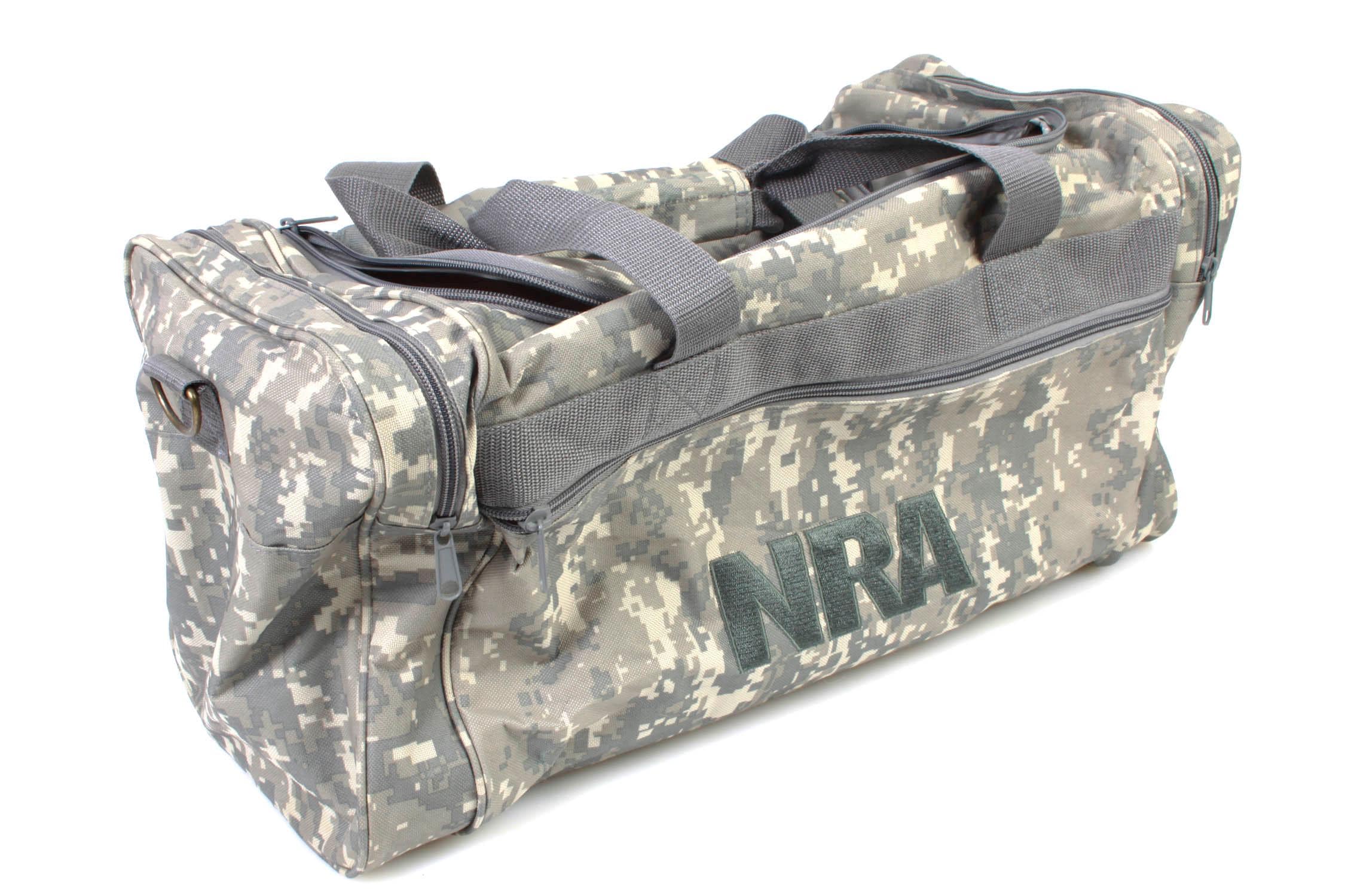 NRA Camo Duffle Bag With Shoulder Strap Etsy