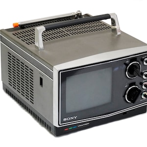 Vintage Sony Trinitron Portable TV - KV-5000 - Etsy