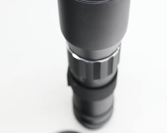 Soligor Tele-Auto f/6.3 400mm Lens for Minolta MD Mount with Lens Caps