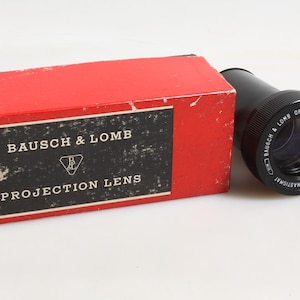 Bausch & Lomb Projection Lens, 5 Inch 3.3 Anastigmat , In Box