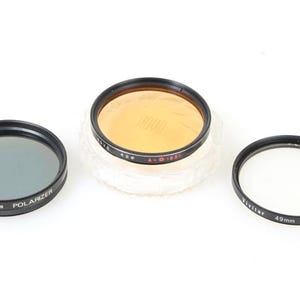 49mm Filters UV/Haze Polarizer Orange 85